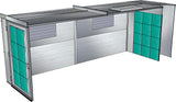 Cross Flow Flat Top Paint Booth PBCF13823FT