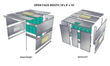 PBOF888 Open Face Paint Booth