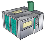 Motorcycle Paint Booth PBMC13813