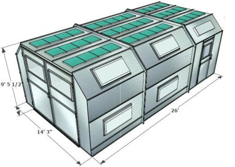 Pitted Down Draft Paint Booth PDD-141026