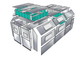 Semi Down Draft Paint Booth PBSD141129B