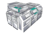 Semi Down Draft Paint Booth PBSD141129B