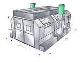 Side Down Draft Paint Booth - PBSDD181126B