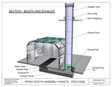 Pitted Down Draft Paint Booth PDD-141026