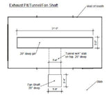 Pitted Down Draft Paint Booth PDD-141026
