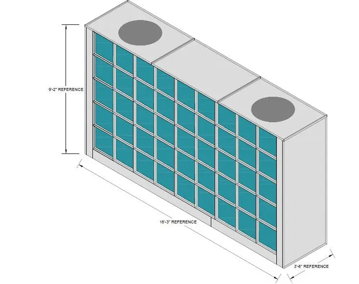 Filter Wall / Exhaust Box - FW1694