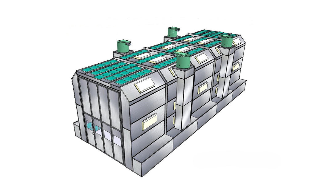 Truck Side Down Draft Paint Booths