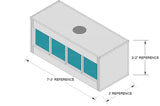 Filter Wall / Exhaust Box - FW733