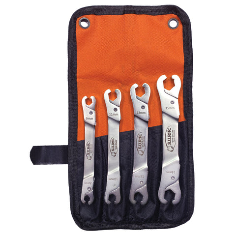 SUR&R Ratcheting Line Wrench Set - SRRRLW400