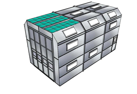 Truck Semi Down Draft Paint Booth PBTSD161744