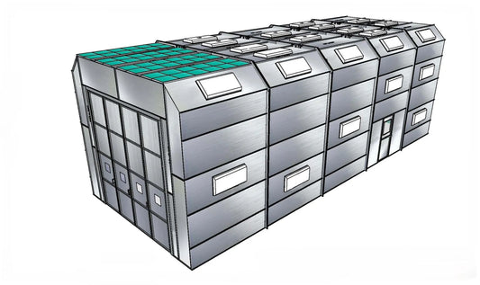 Truck Semi Down Draft Paint Booth PBTSD161764