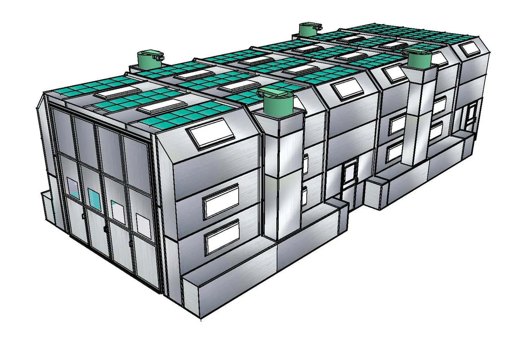 Truck Side Down Draft Paint Booth -PBTSDD161754