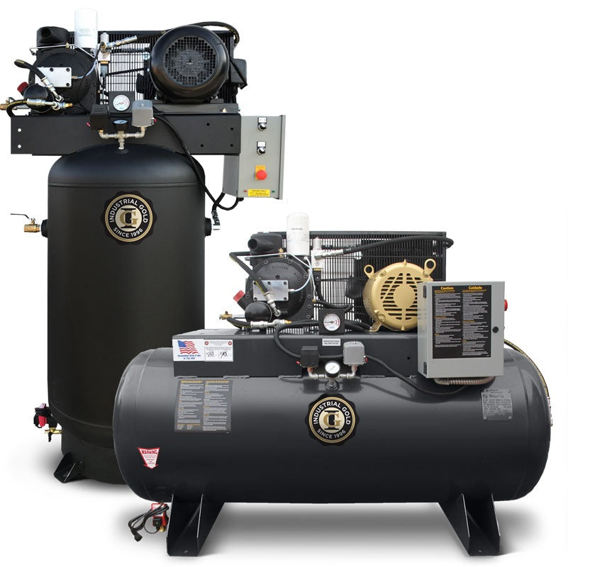 Industrial Gold Rotary Screw Compressors: 10HP