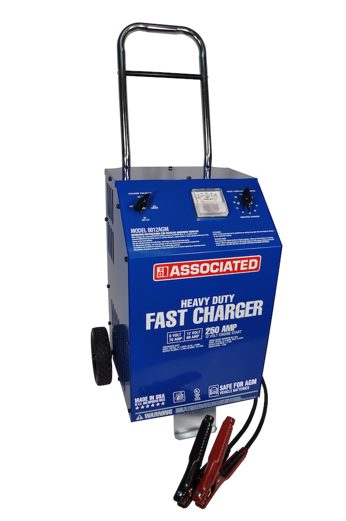 AE 6012AGM Associated 6/12V 70/60  HD Wheeled Fast Battery Charger