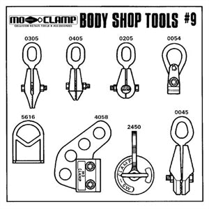 MO-CLAMP #9 TOOL BOARD W/TOOLS PU5090